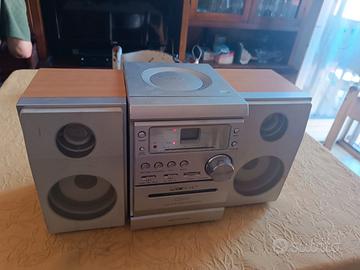 COMPATTO RADIO CD  MUSICA CASSETTE CASSE