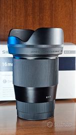 Sigma 16mm f/1.4 DC DN per Sony aps c