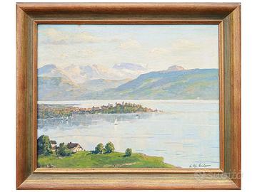 Ernest Alfred VON ESCHER - lago di Zurigo