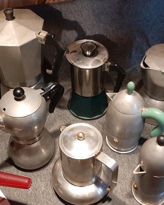 varie caffettiere retro' 