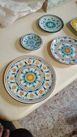 Piatti Murali in ceramica dipinti a mano