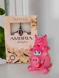 Candele alla vaniglia con fischietto