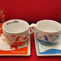 Set Colazione per due in vetro e ceramica Egan