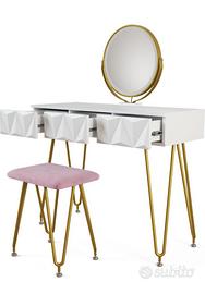 TOELETTA DA TRUCCO PETTINEUSE SPECCHIO LUMINOSO