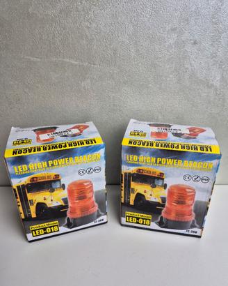 Coppia lampeggianti LED arancioni 12-30V LED-018  