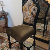 Sedie unica rifatta completamente