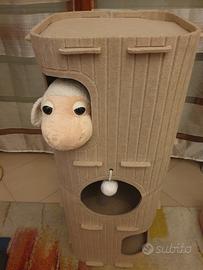 cuccia letto tiragraffi gatto