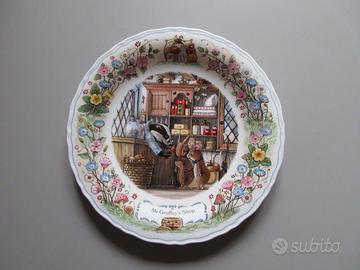 Piatto Foxwood Tales. Mr Gruffey's Shop. Wedgwood.