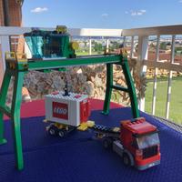 LEGO  7939 (Treni). GRU PONTE CARICO.