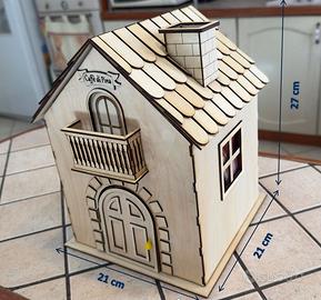 Casetta in legno porta cialde caffè