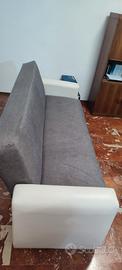 Divano letto 2 posti con contenitore