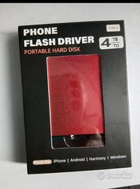 hard disk 4 tb . usato per copie foto.  SPEDISCO