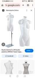 Mezzo busto donna completo con base e custodia