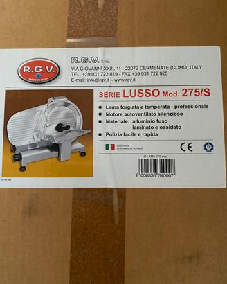 Affettatrice R.G.V serie lusso mod 275/S