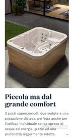 Mini piscina da esterno e interno ancora imballata