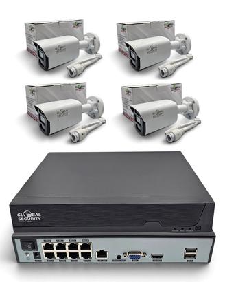 Kit Videosorveglianza IP PoE 5MP e 8MP | GSS Pro