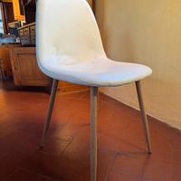 Tre sedie stile scandinavo bianche Maison du Monde