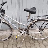 Bicicletta city bike bici Shimano 18v e antifurto