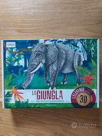 puzzle elefante 3d 