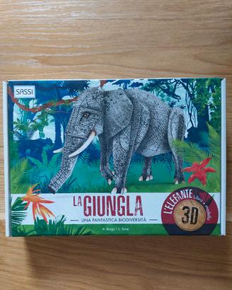 puzzle elefante 3d 