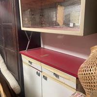 Credenza vintage anni ’50/’60 con pensile