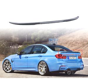 SPOILER ALETTONE BMW F30 F80 LOOK M3 NERO LUCIDO