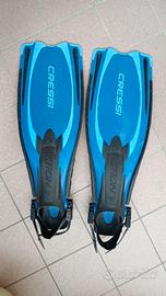 Pinne Cressi + borsone attrezzatura sub