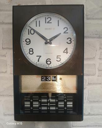 orologio da parete Seiko Transistor con calendario