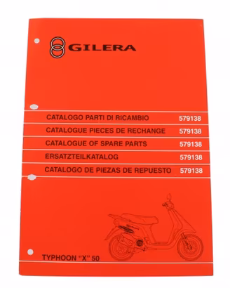 Catalogo parti di ricambio Gilera Typhoon X 50 579
