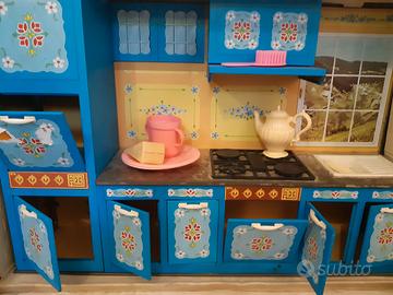 cucina giocattolo vintage di latta anni70