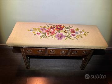 Panca Artigianale in Legno Massello