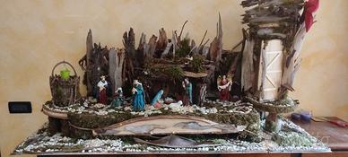 Presepe di Natale artigianale