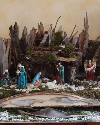Presepe di Natale artigianale