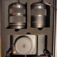 mirrorless xiaomi yi M1 + 2 obbiettivi 