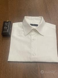 Camicia Uomo Z egna Bianca con gemelli