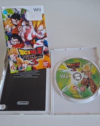 Dragonball Z Budokai Tenkaichi 3 wii completo