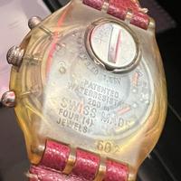 Swatch aqua chrono SBN 106 Leon 1995 vintage
