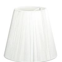 Paralume SINFONIA  bianco in tessuto