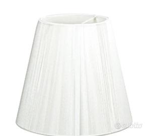 Paralume SINFONIA  bianco in tessuto