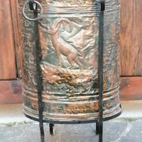 VECCHIA POMPA PER VERDERAME IN RAME 