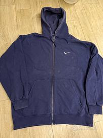 felpa nike blu vintage