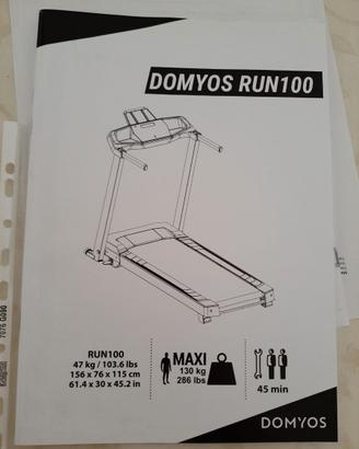 Tapis roulant Doymos Run100