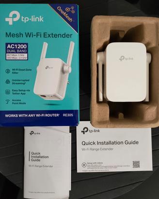 TP-Link Wi-Fi Range Extender AC1200 RE305 2,4-5GHz