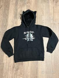 Felpa nera Emily the Strange con cappuccio