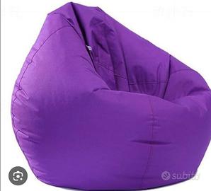 poltrona sacco viola