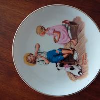 piattino Vintage Norman Rockwell