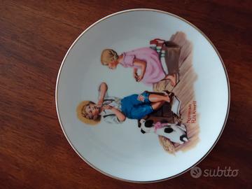 piattino Vintage Norman Rockwell