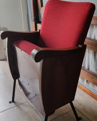 sedia cinema d'epoca 