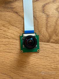Raspberry Pi camera 5 MP grandangolo 175 case