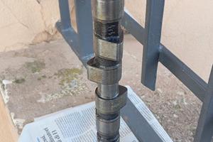 albero a camme completo di puleggia panda 4x4